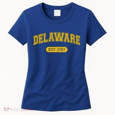 Retro Delaware 1787 Distressed Gift Women's T-Shirt