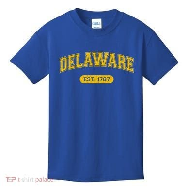 Retro Delaware 1787 Distressed Gift Kids T-Shirt