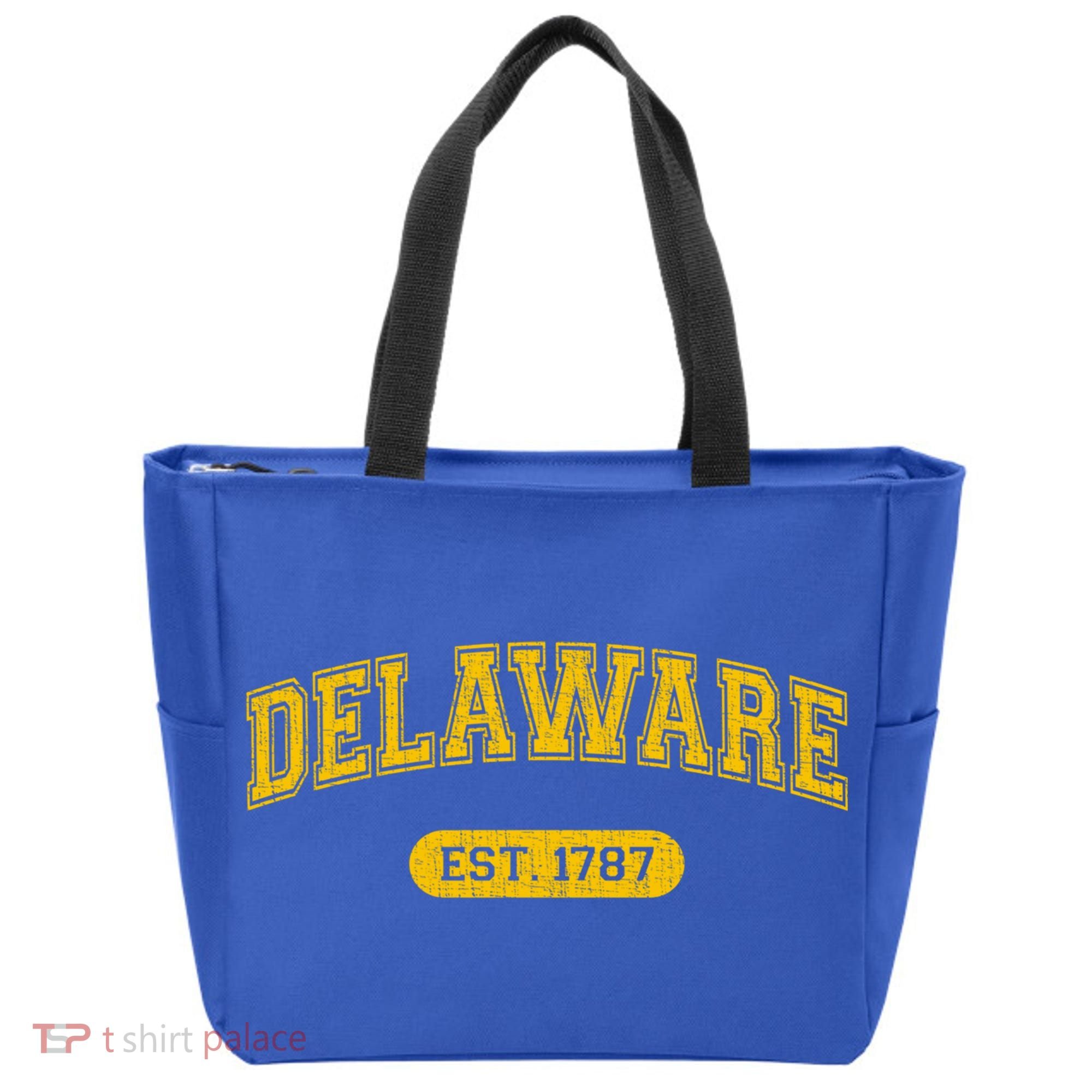 Retro Delaware 1787 Distressed Gift Tote Bag