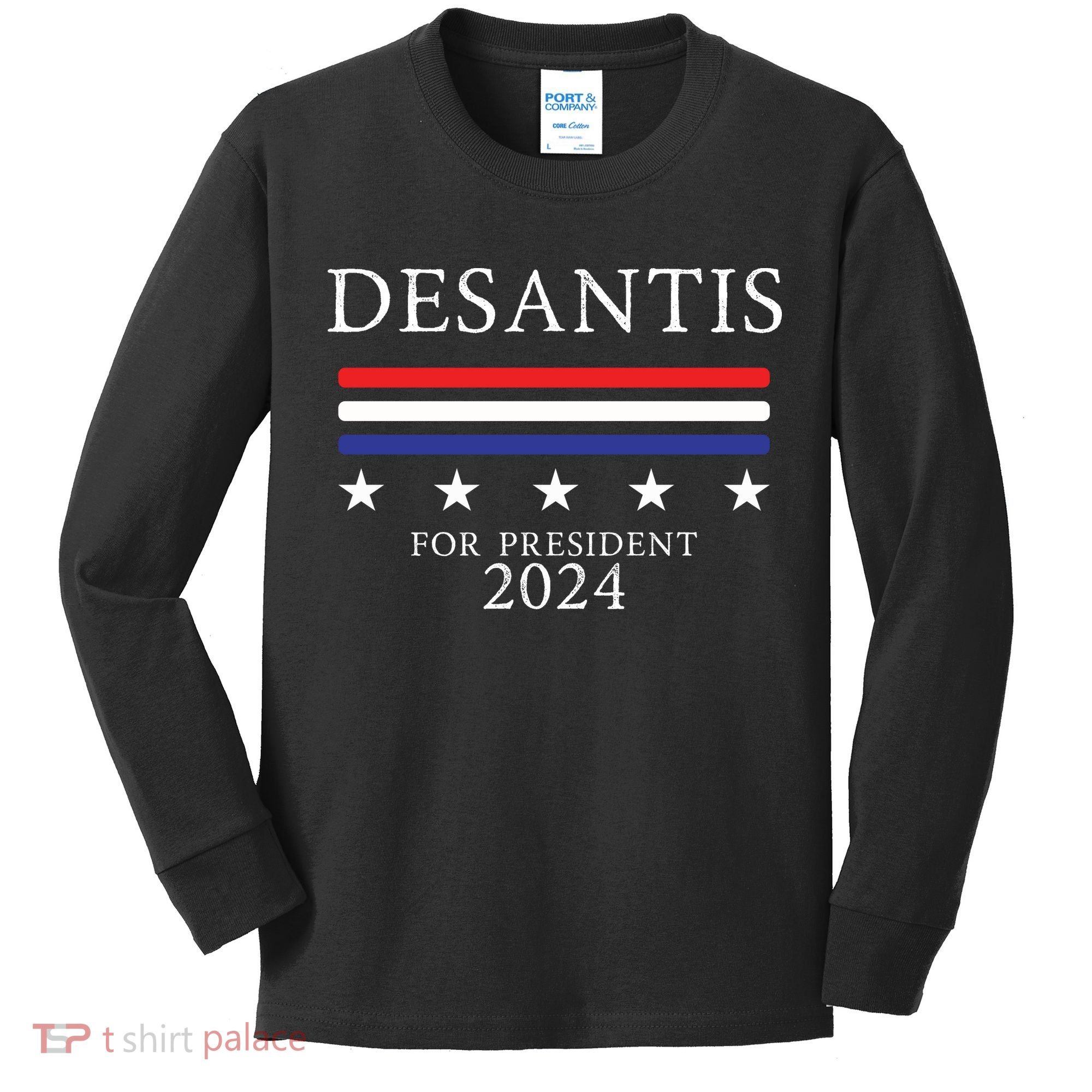 Ron Desantis 2024 Kids Long Sleeve Shirt