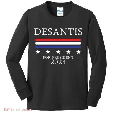 Ron Desantis 2024 Kids Long Sleeve Shirt