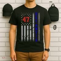 Ron Desantis 2024 American Flag Vintage Faded Distressed T-Shirt thumb 6
