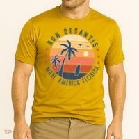 Ron DeSantis 2024 Presidential Election Republican Florida Cooling Performance Crew T-Shirt thumb 2