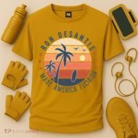 Ron DeSantis 2024 Presidential Election Republican Florida Cooling Performance Crew T-Shirt thumb 3