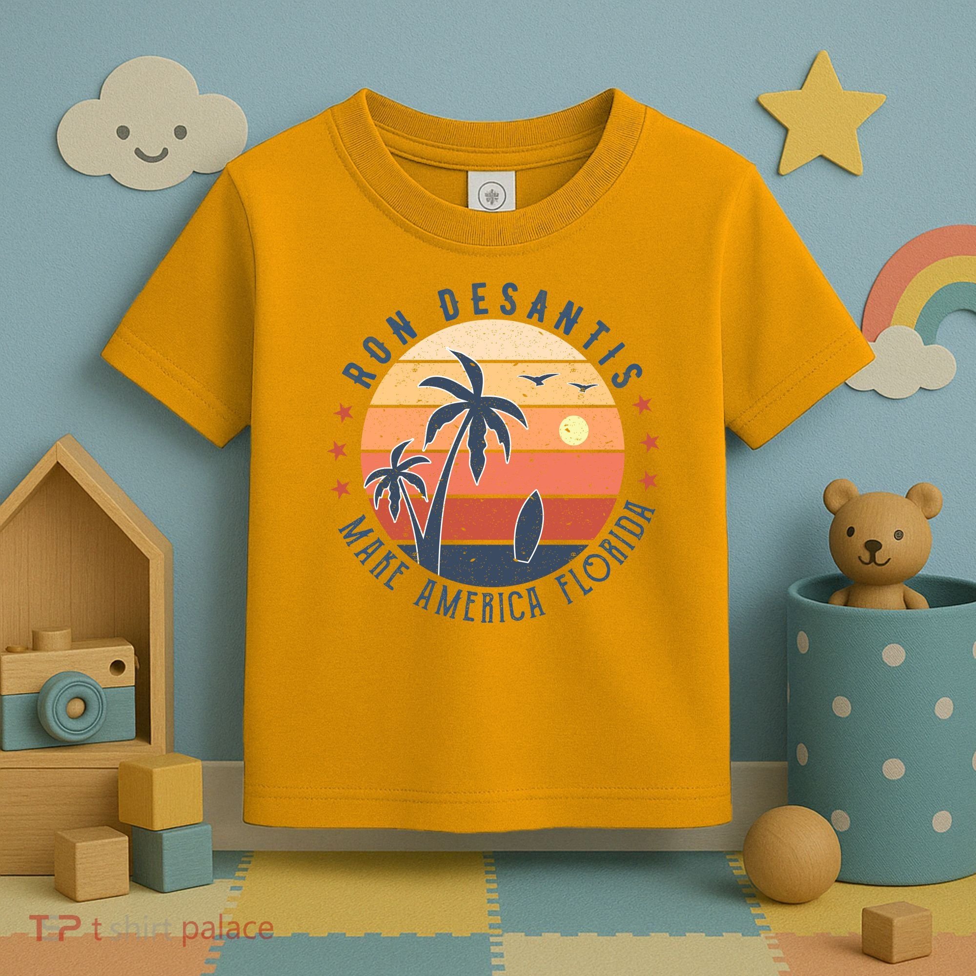 Ron DeSantis 2024 Presidential Election Republican Florida Toddler T-Shirt