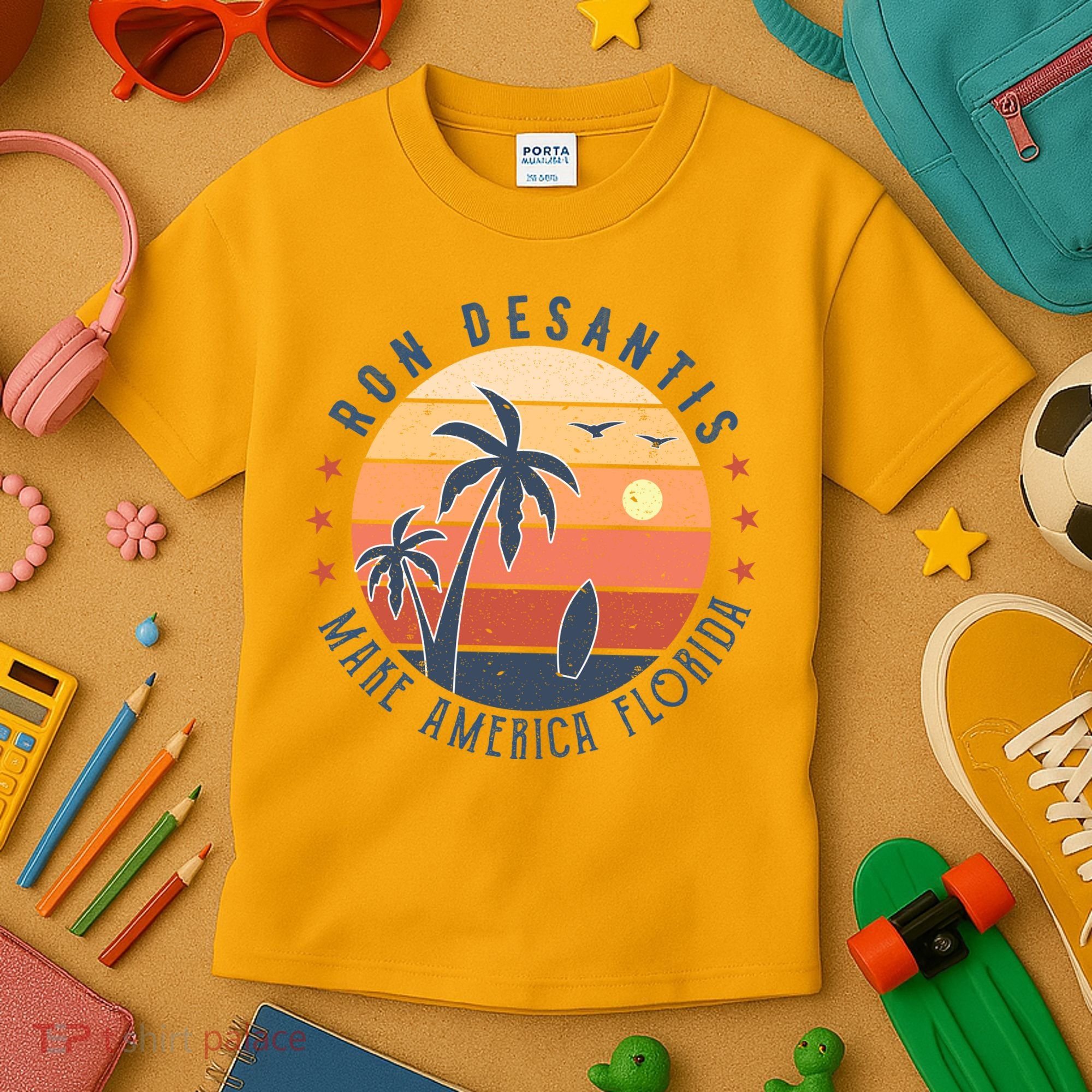 Ron DeSantis 2024 Presidential Election Republican Florida Kids T-Shirt