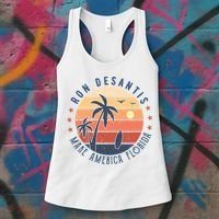 Ron DeSantis 2024 Presidential Election Republican Florida Women's Tank Top thumb 3