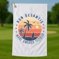 Ron DeSantis 2024 Presidential Election Republican Florida Golf Towel thumb 1