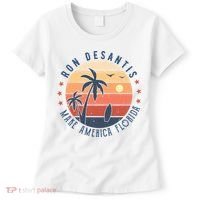 Ron DeSantis 2024 Presidential Election Republican Florida Women's T-Shirt thumb 0