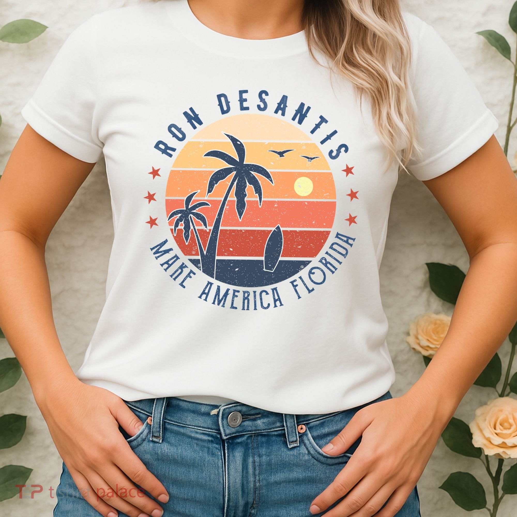 Ron DeSantis 2024 Presidential Election Republican Florida Women's T-Shirt