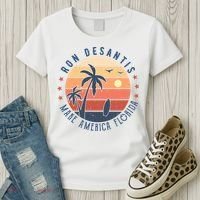 Ron DeSantis 2024 Presidential Election Republican Florida Women's T-Shirt thumb 3
