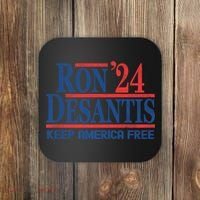 Ron DeSantis 2024 Keep America Free Coaster thumb 0