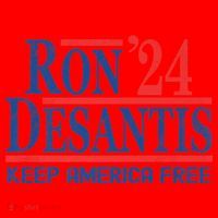 Ron DeSantis 2024 Keep America Free Santa Hat thumb 1