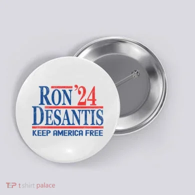 Ron DeSantis 2024 Keep America Free Button