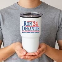 Ron DeSantis 2024 Keep America Free Tumbler thumb 2