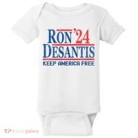 Ron DeSantis 2024 Keep America Free Baby Bodysuit thumb 0