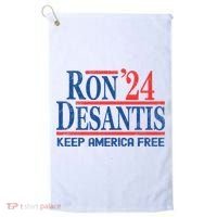 Ron DeSantis 2024 Keep America Free Golf Towel thumb 0