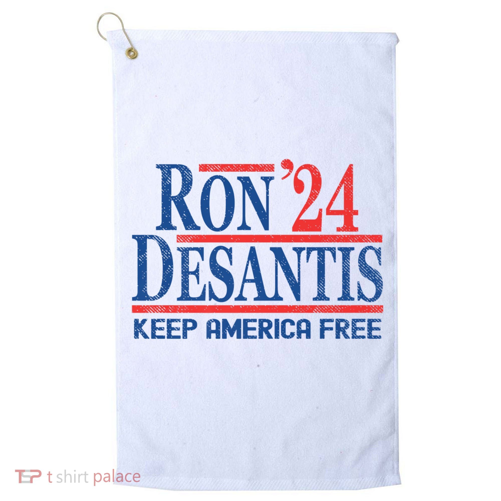 Ron DeSantis 2024 Keep America Free Golf Towel