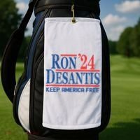Ron DeSantis 2024 Keep America Free Golf Towel thumb 2