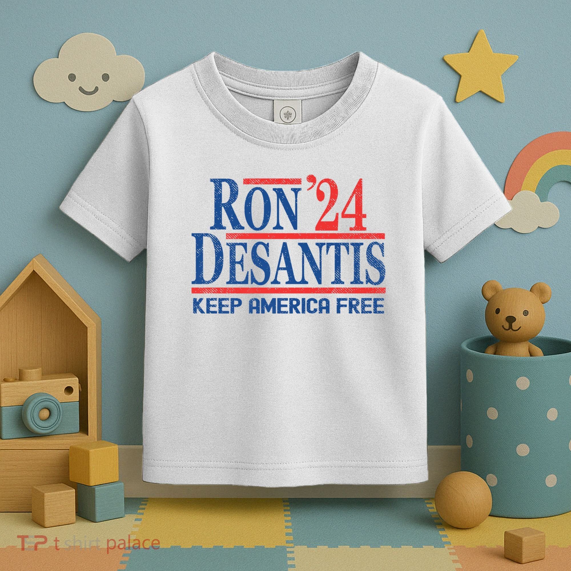 Ron DeSantis 2024 Keep America Free Toddler T-Shirt