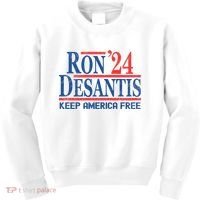 Ron DeSantis 2024 Keep America Free Kids Sweatshirt thumb 0
