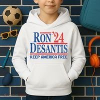 Ron DeSantis 2024 Keep America Free Kids Hoodie thumb 2