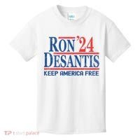 Ron DeSantis 2024 Keep America Free Kids T-Shirt thumb 0