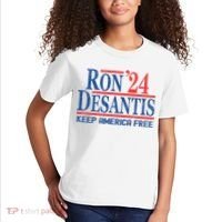 Ron DeSantis 2024 Keep America Free Kids T-Shirt thumb 2