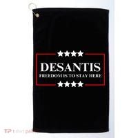 Ron DeSantis 2028 Presidential Election 2028 Freedom Golf Towel thumb 0