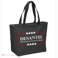 Ron DeSantis 2028 Presidential Election 2028 Freedom Tote Bag thumb 2