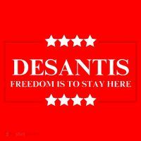 Ron DeSantis 2028 Presidential Election 2028 Freedom Santa Hat thumb 1