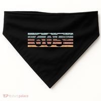 Retro Distressed 605 Area Code Sioux Falls South Dakota SD USA-Made Doggie Bandana thumb 0