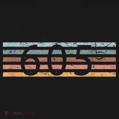 Retro Distressed 605 Area Code Sioux Falls South Dakota SD Premium T-Shirt