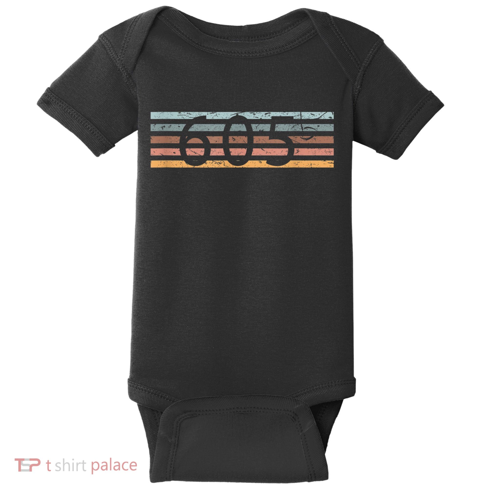 Retro Distressed 605 Area Code Sioux Falls South Dakota SD Baby Bodysuit