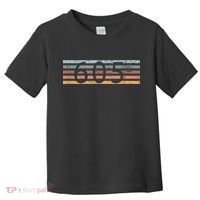 Retro Distressed 605 Area Code Sioux Falls South Dakota SD Toddler T-Shirt thumb 0