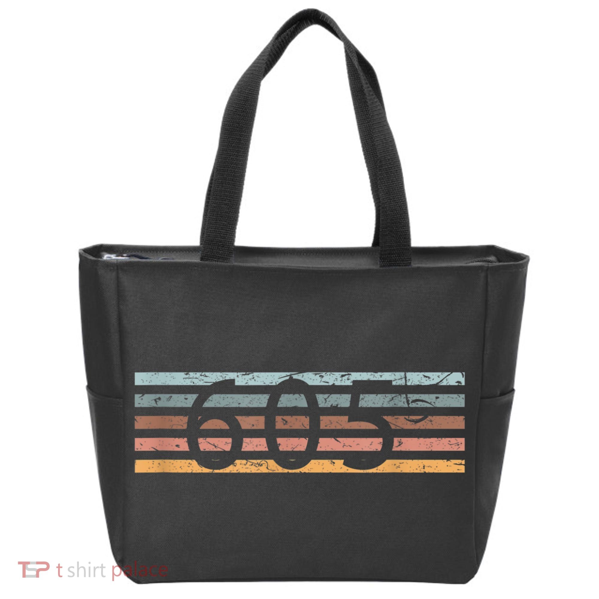 Retro Distressed 605 Area Code Sioux Falls South Dakota SD Tote Bag