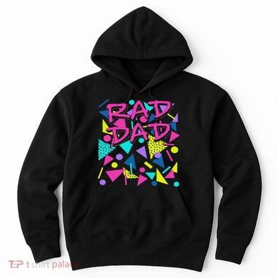 Rad Dad 80s Throwback Hoodie