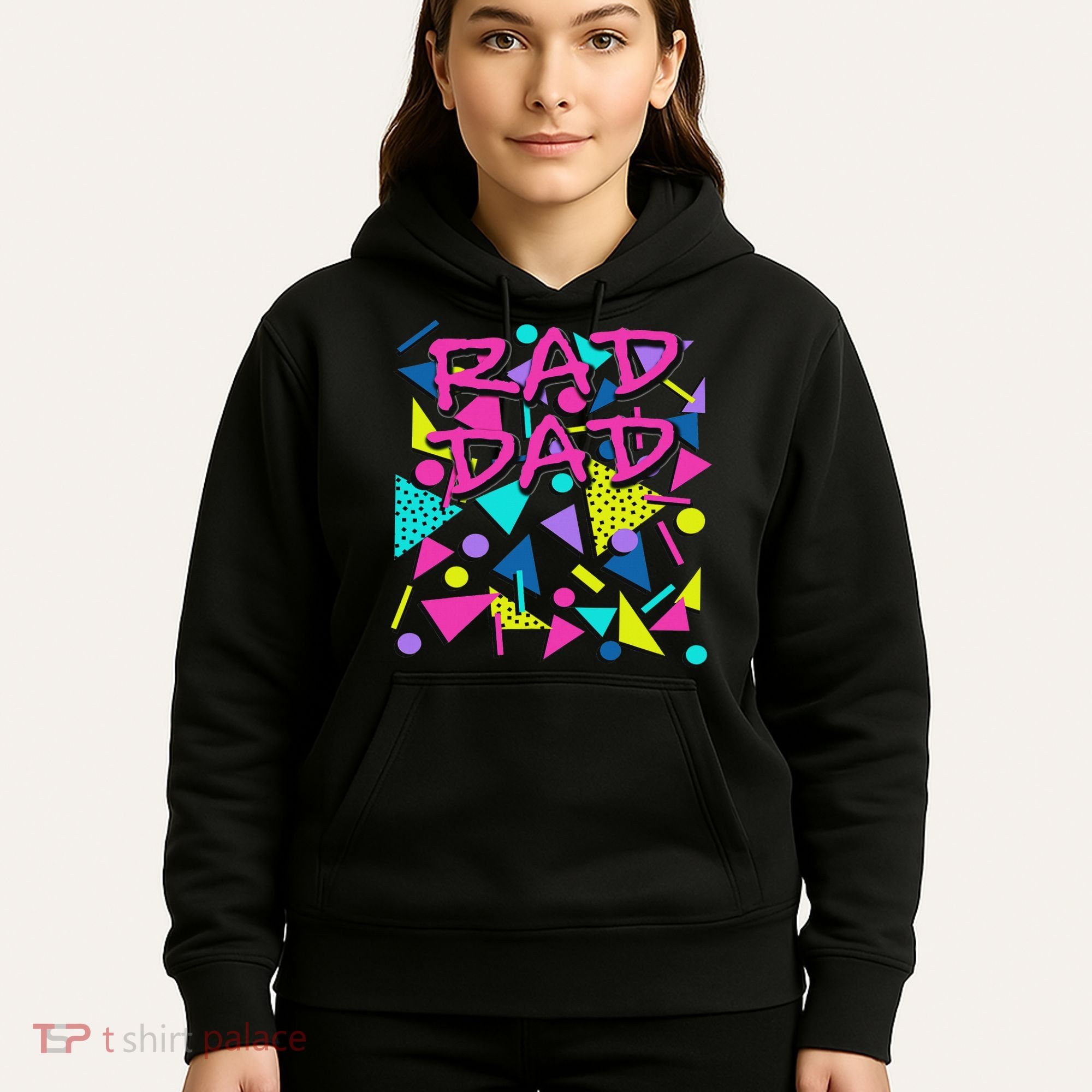 Rad Dad 80s Throwback Hoodie