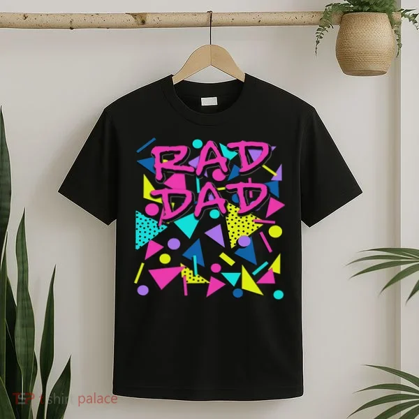 Rad Dad 80s Throwback T-Shirt