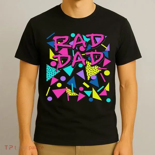 Rad Dad 80s Throwback T-Shirt