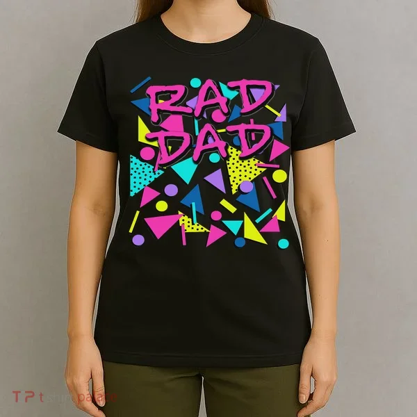 Rad Dad 80s Throwback T-Shirt