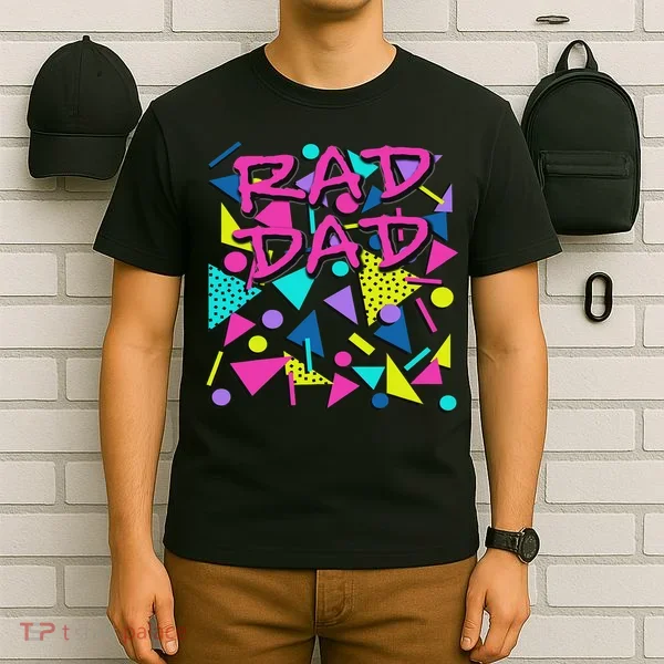 Rad Dad 80s Throwback T-Shirt