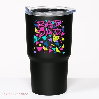 Rad Dad 80s Throwback Tumbler