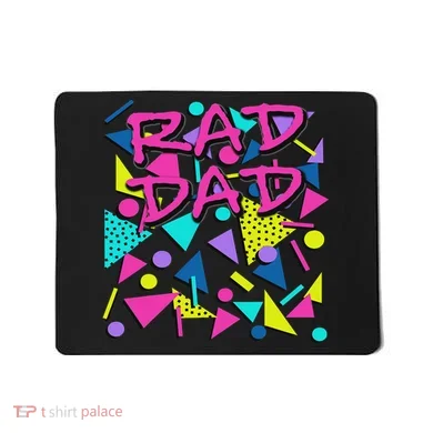 Rad Dad 80s Throwback Mousepad