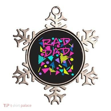 Rad Dad 80s Throwback Ornament