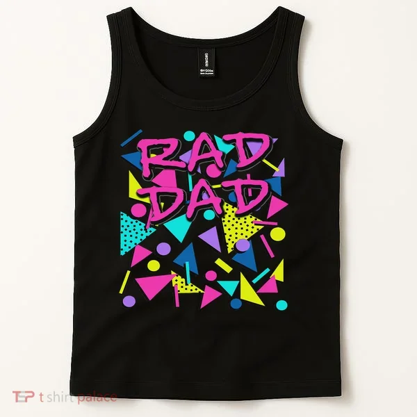 Rad Dad 80s Throwback Tank Top