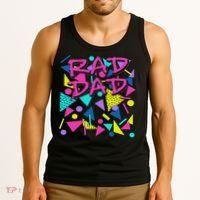 Rad Dad 80s Throwback Tank Top thumb 3
