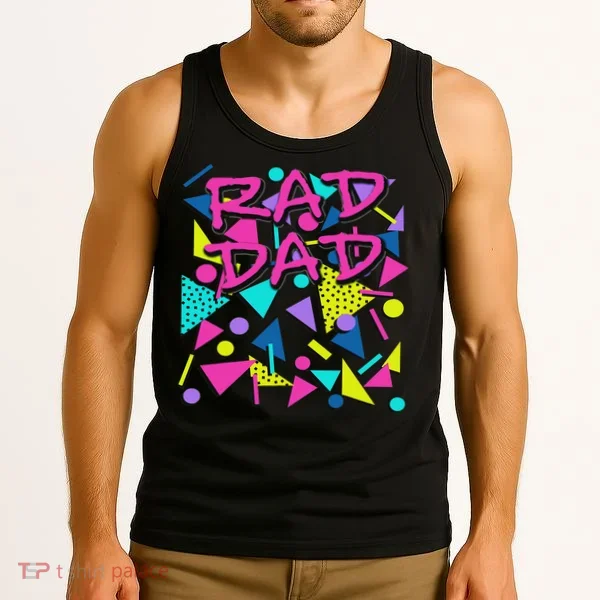 Rad Dad 80s Throwback Tank Top