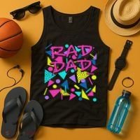 Rad Dad 80s Throwback Tank Top thumb 4