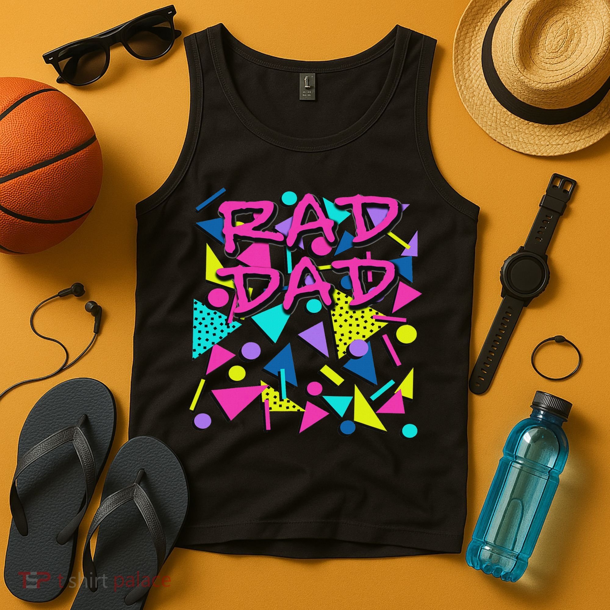 Rad Dad 80s Throwback Tank Top